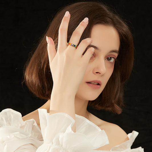 カラフルダポミンリング