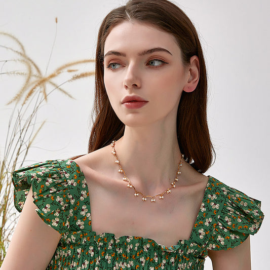 真珠房チェーンネックレス