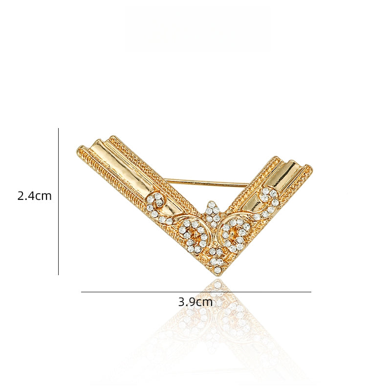 高級领口防走光胸針