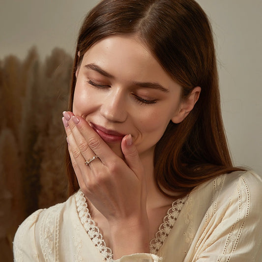 幾何輝きオープンリング