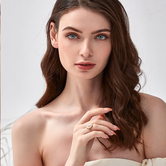 小众復古風開口食指戒