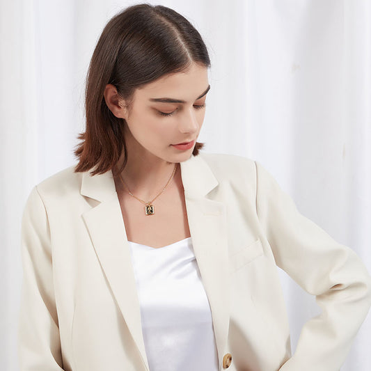 レトロアイコン琺瑯ネックレス