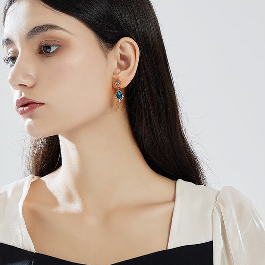 宮廷風フレンチ金色耳夹