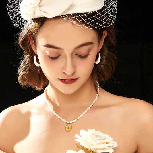 白琺瑯ゴールドリング