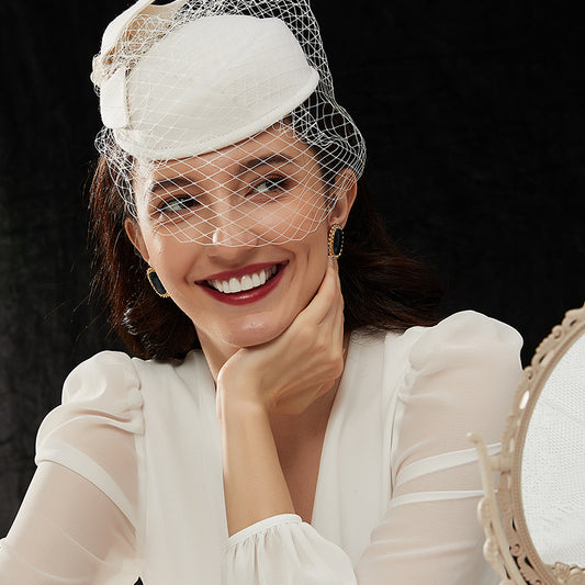 編み込み琺瑯港風耳夹