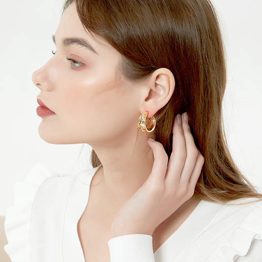 幾何ミニマルピアス