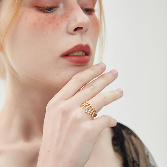 重なり輝きリング