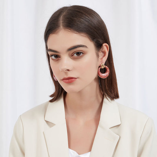 宮廷風大円環耳夹