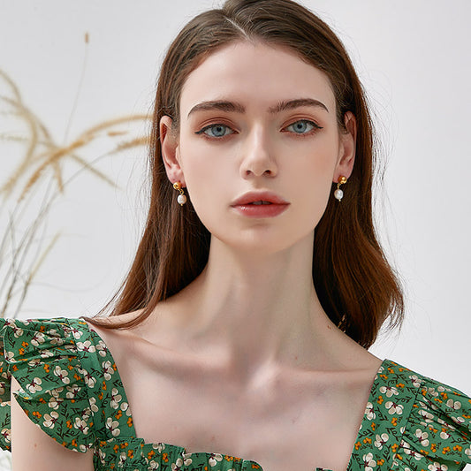 真珠シンプルイヤリング