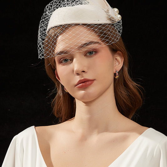 カラー皓石花ピアス