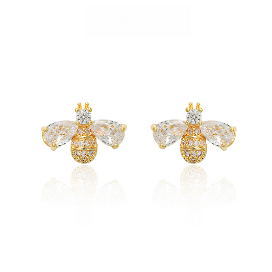 ミツバチジルコニアピアス