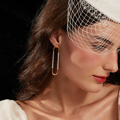 フレンチ U 型ミニマルピアス